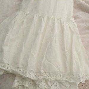 Simply Shabby Chic White Eyelet Full Bedskirt
